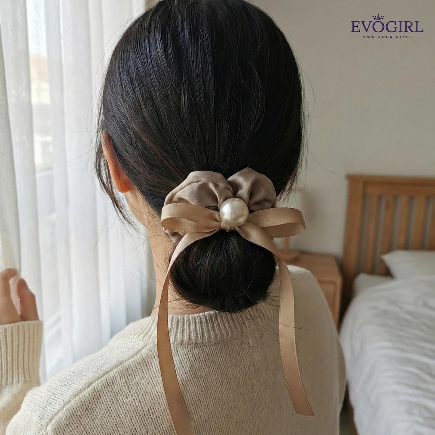 Velvet Scrunchies · Pack of 6 · Mixed Tones